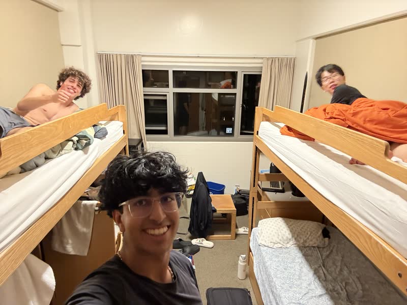 Dorm life at COSMOS