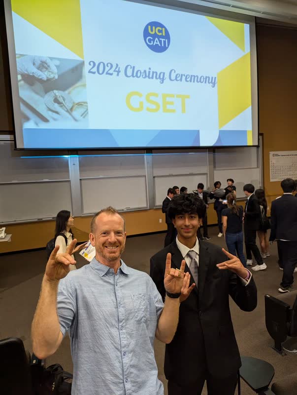 At the UCI GATI GSET 2024 closing ceremony