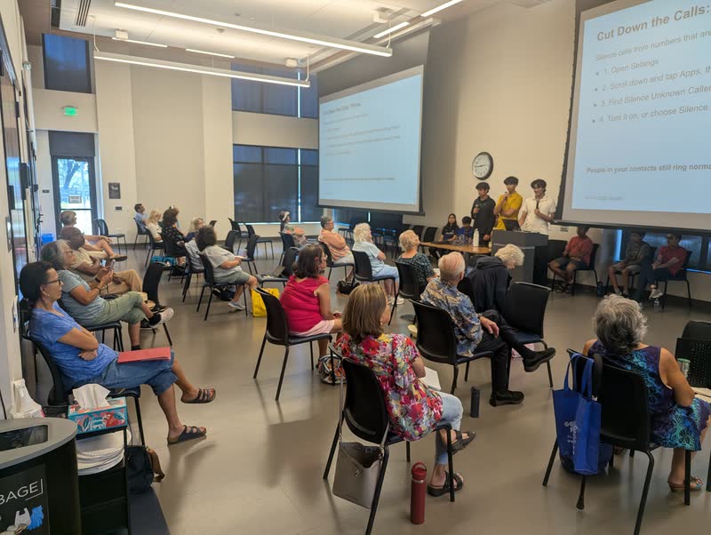 Leading a scam-call prevention workshop for older adults