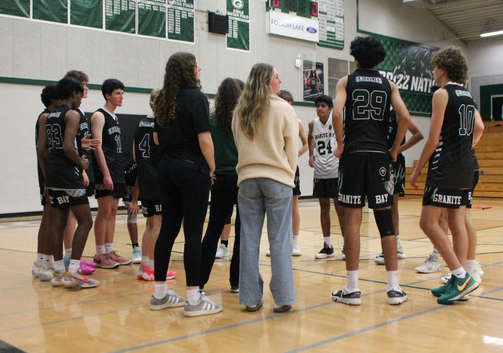Granite Bay team huddle